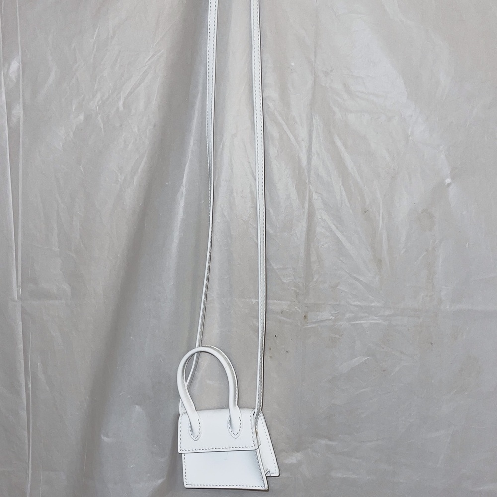 White MINI Crossbody Purse